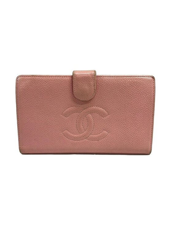 Chanel Handbags - Chanel Bifold Wallet Pink Kiss Lock CC Logo